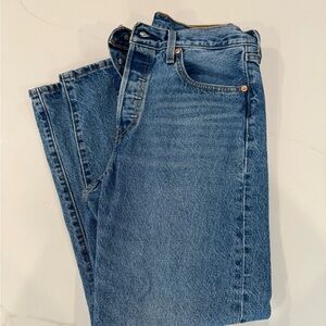 Levi's Blue Straight Leg Jeans